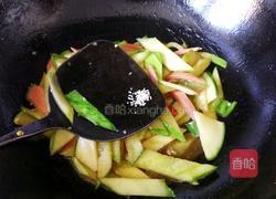 黄瓜炒火腿的做法图解6