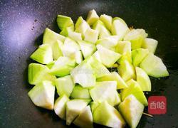 丝瓜豆腐木耳汤的做法图解4