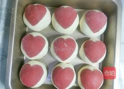 爱心奶黄包的做法图解20