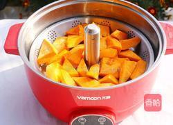 南瓜紫薯饼的做法图解2