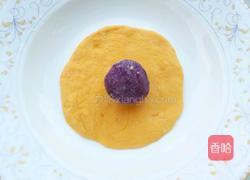 南瓜紫薯饼的做法图解10