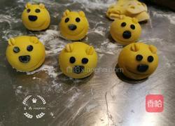 南瓜小熊豆沙包的做法图解10