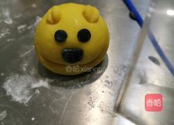 南瓜小熊豆沙包的做法图解9