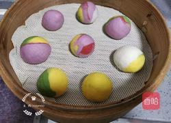 菠菜紫薯南瓜馒头的做法图解8