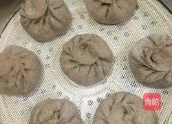 黑全麦面,素馅包子的做法图解15