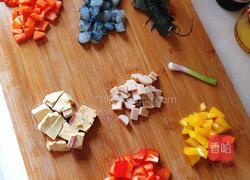 鹅肝虾仁炒饭的做法图解2