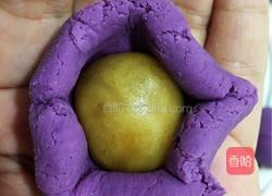 莲蓉紫薯糕的做法图解7