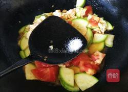 番茄西葫芦炒蛋的做法图解5