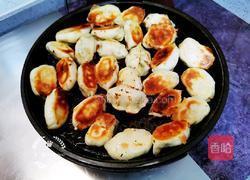 韭菜鸡蛋粉条水煎包的做法图解13