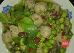 肉圆烩什鸡的做法图解10