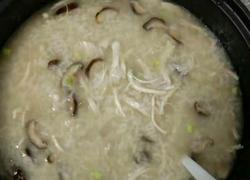 香菇鸡丝粥