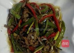 耗油青椒牛肉丝的做法图解8