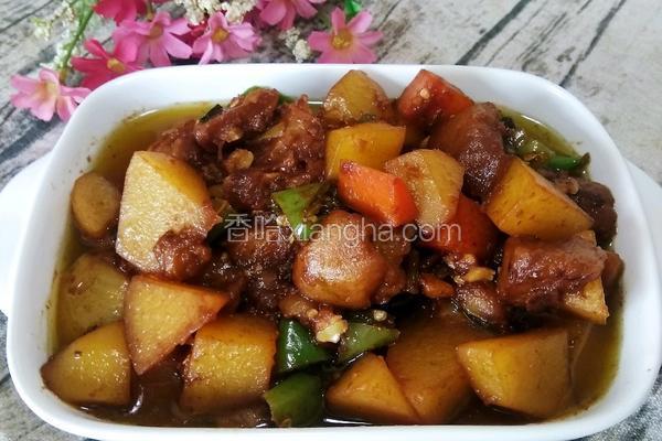 土豆胡萝卜烧茄子