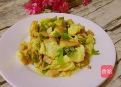 青椒火腿炒鸡蛋的做法图解9