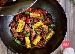 香菇炖鸡的做法图解14