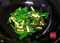 韭菜炒豆干的做法图解5