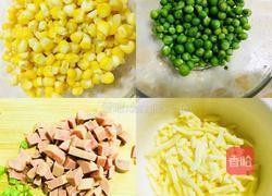 肉松芝士烤馒头的做法图解1