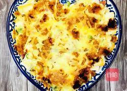 肉松芝士烤馒头的做法图解7