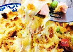 肉松芝士烤馒头的做法图解8