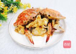 咸蛋黄焗梭子蟹的做法图解17
