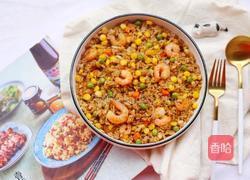 椰香虾仁炒饭的做法图解11