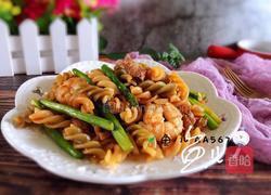 牛肉虾仁芦笋意面的做法图解19