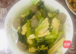 春菜肉丸腐竹煲的做法图解6