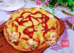 菠萝虾仁披萨的做法图解19
