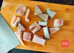 海鱼蒸西兰花的做法图解3
