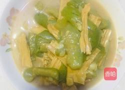 丝瓜炖腐竹的做法图解7