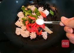 双椒墨鱼花的做法图解15