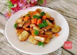 炒窝窝头的做法图解7