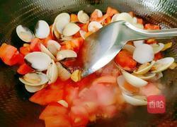番茄炒白蛤的做法图解10