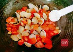 番茄炒白蛤的做法图解12