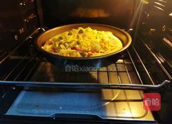 培根虾仁芝士披萨的做法图解10