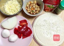 扇贝海鲜披萨的做法图解1