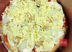 扇贝海鲜披萨的做法图解10
