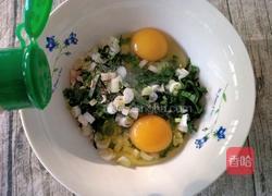 虾皮油菜鸡蛋饼的做法图解5