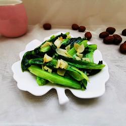 蒜炒油麦菜的做法[图]