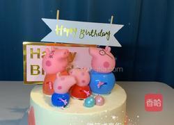 小猪佩奇生日蛋糕的做法图解8