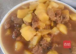 土豆烧牛腩的做法图解8