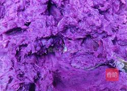 芝麻紫薯球的做法图解2