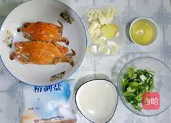 Illustration of how to catch crab roe and make soup 1