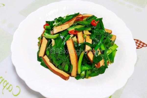 韭菜炒香干