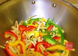杏鲍菇炒彩椒的做法图解6