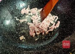 肉丝炒韭菜豆皮丝的做法图解5