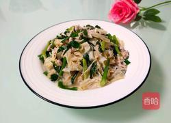 肉丝炒韭菜豆皮丝的做法图解9