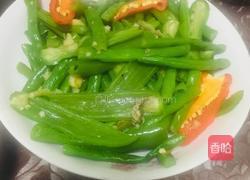 青红椒丝炒四季豆（绝代双椒大战绿林好汉）的做法图解8
