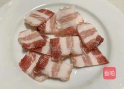 蒜苔炒肉的做法图解2