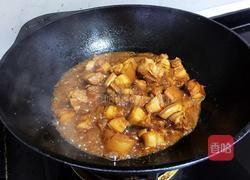 油腐乳红烧肉炖干豆结的做法图解14